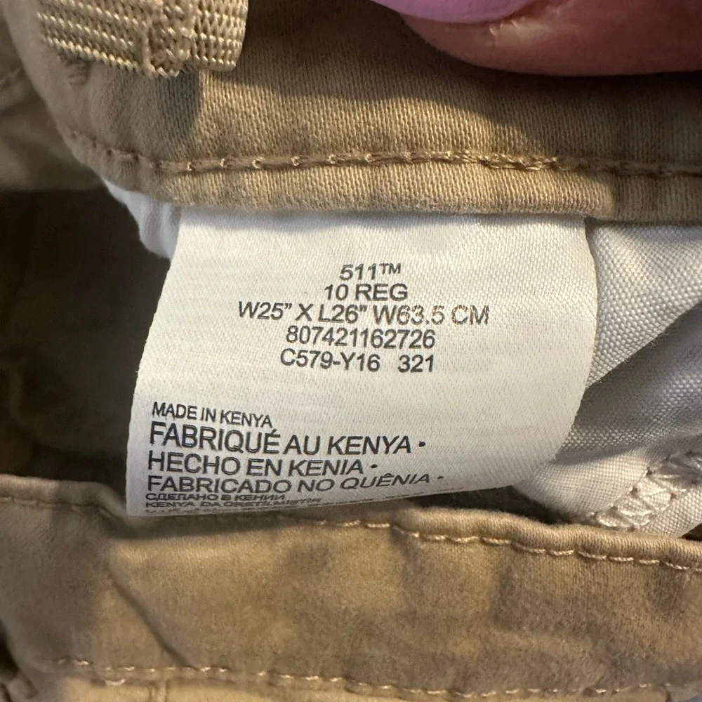 LEVIS 511 Slim Khaki Pants